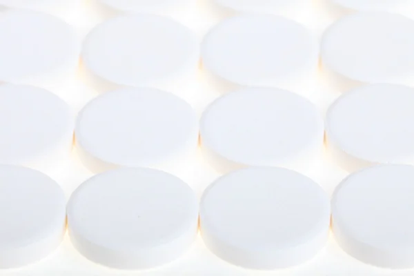 Blanc grandes pilules fond — Photo