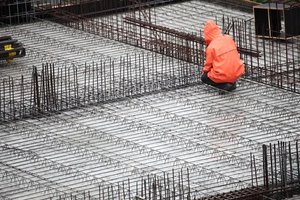 Arbetare i byggande — Stockfoto