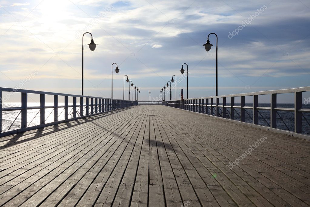 Pier in the morning.