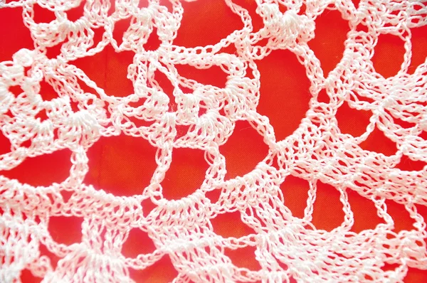 White crochet Lace — Stock Photo, Image