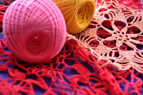 Klubko příze pro pletení — Stock fotografie