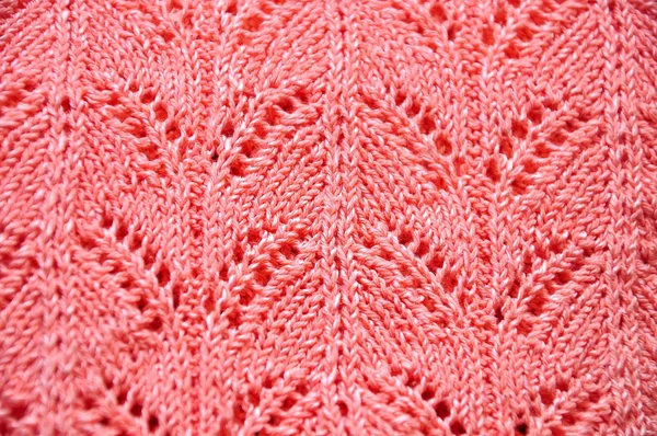 Knit pink texture — Stock Photo, Image