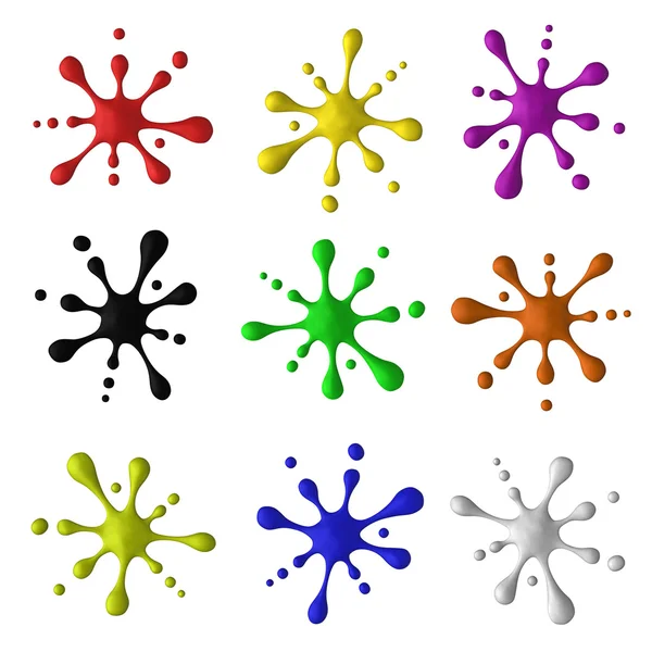 Colored blots — Stock Photo, Image