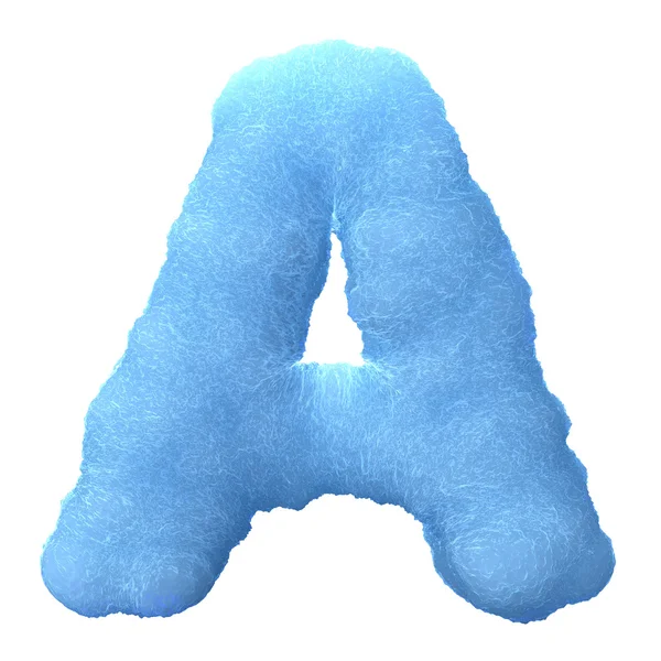 Ice letter A — Stock Photo, Image