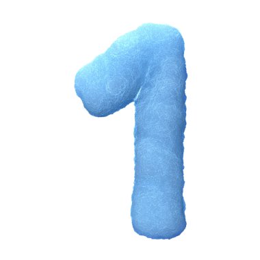 Ice number 1 clipart