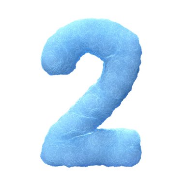 Ice number 2 clipart