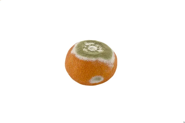 Partly rotten orange — Stock Photo, Image