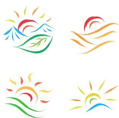 Sun symbol clipart