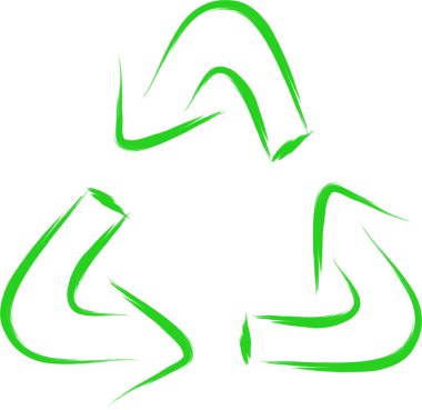 Recycle symbol clipart