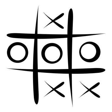 Tic tac toe clipart