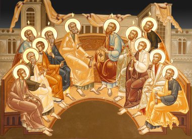 Religious painting clipart