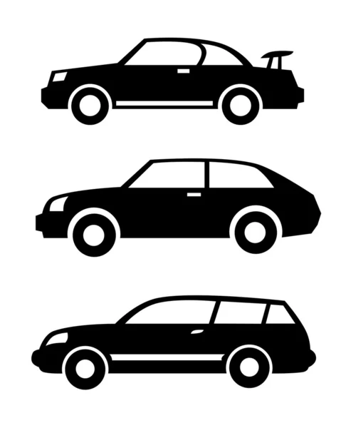 Üç araba — Stok fotoğraf