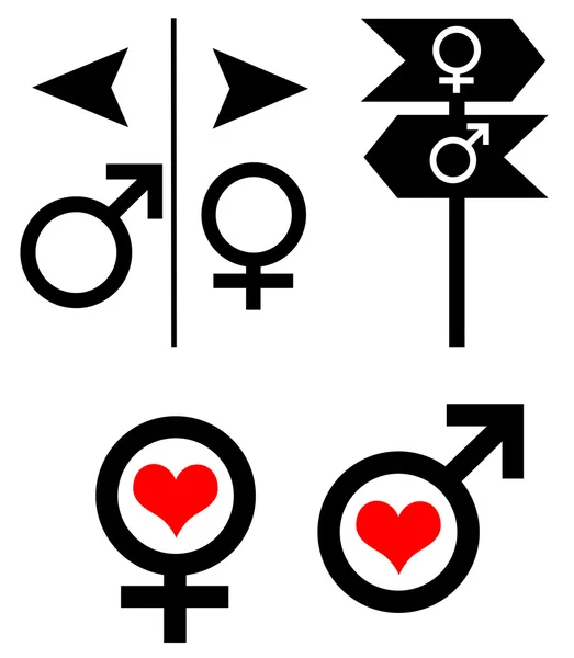 Σύνολο σύμβολο του σεξ — Φωτογραφία Αρχείου
