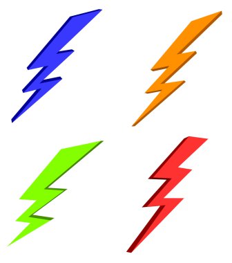 Lightning power clipart