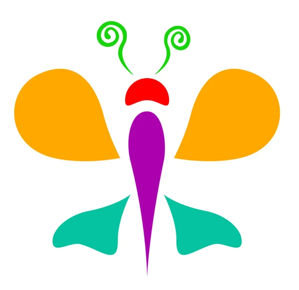 Mariposa abstracta — Foto de Stock