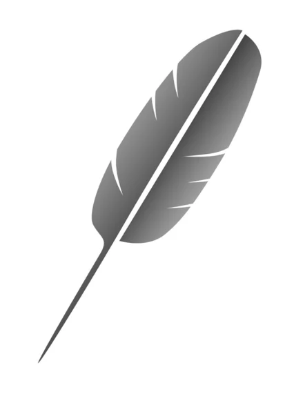 Feather symbol — Stock Photo, Image