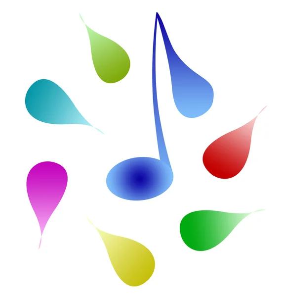 Logotipo musical — Fotografia de Stock