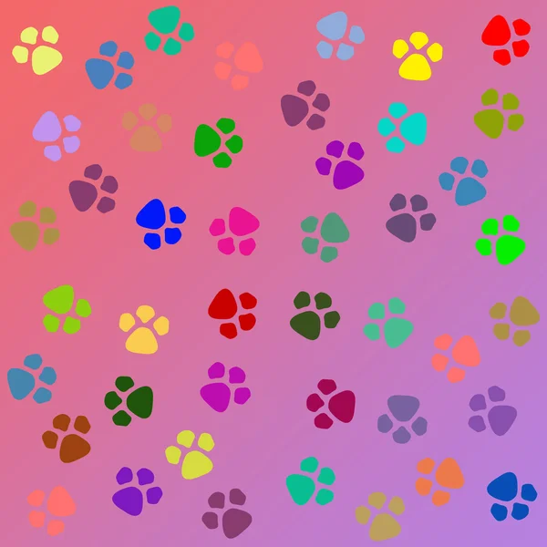 Paw prints pattern — Stock Photo © johny007pandp #10535320