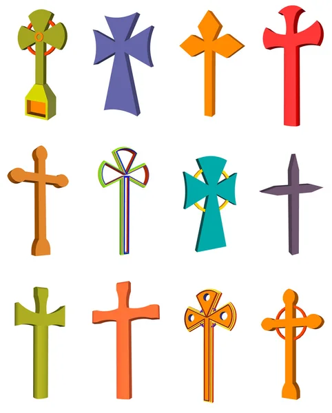 Conjunto de cruz — Foto de Stock