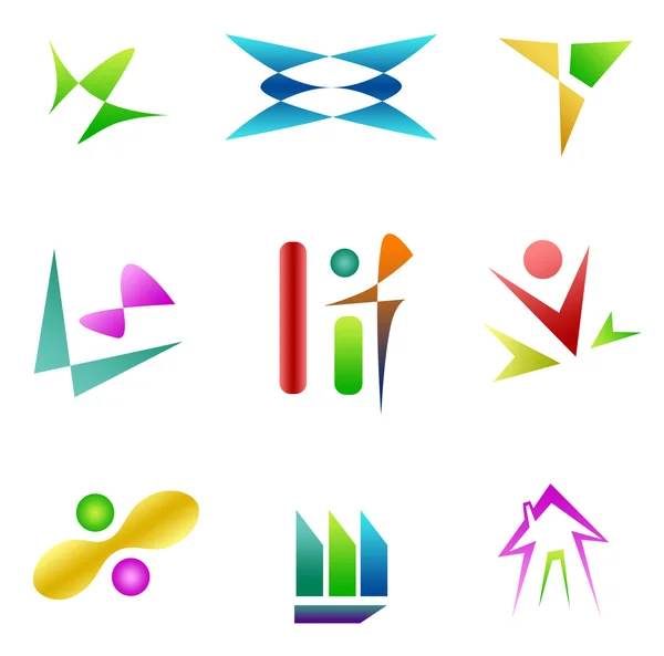 Símbolos abstractos para el diseño — Foto de Stock