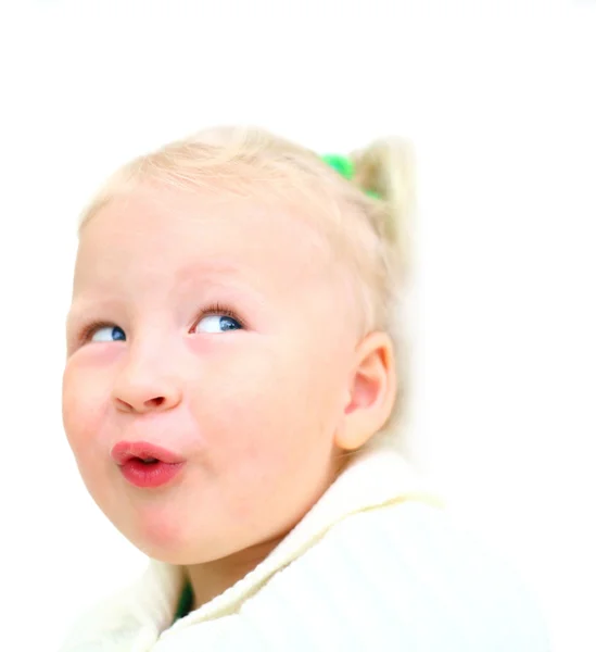 Schlitzohriger Blick — Stockfoto