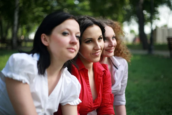 Retrato de três senhoras — Fotografia de Stock