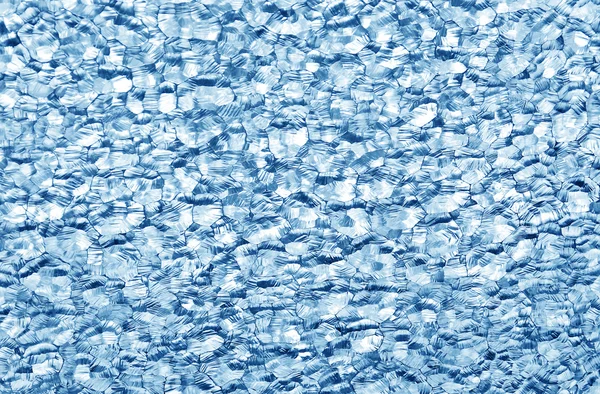 Uno sfondo blu rilievo di vetro — Foto Stock