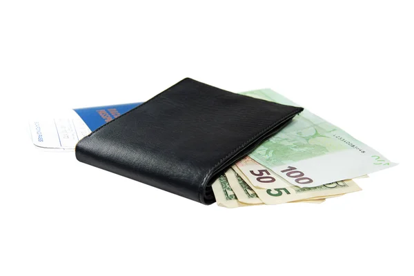 Passport wallet — Stock Photo, Image
