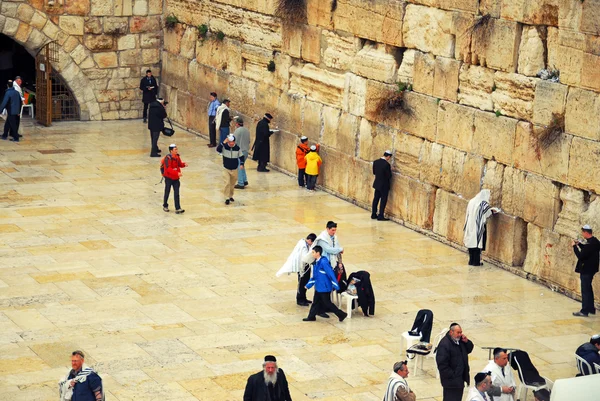 Västra muren i jerusalem — Stockfoto