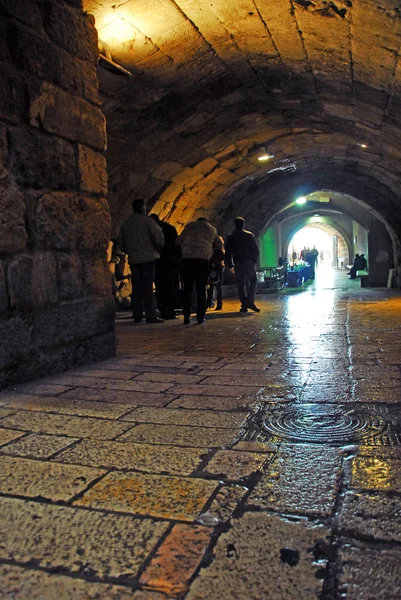 Calles subterráneas de Jerusalén — Foto de Stock