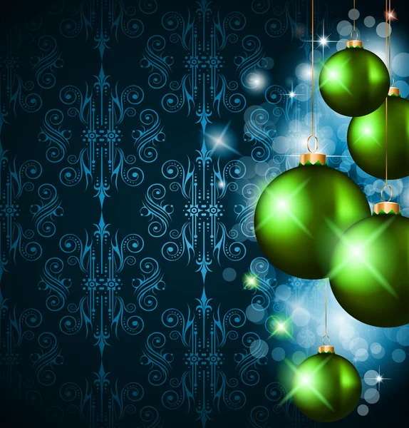 Kerstmis elegante suggestieve achtergrond — Stockvector