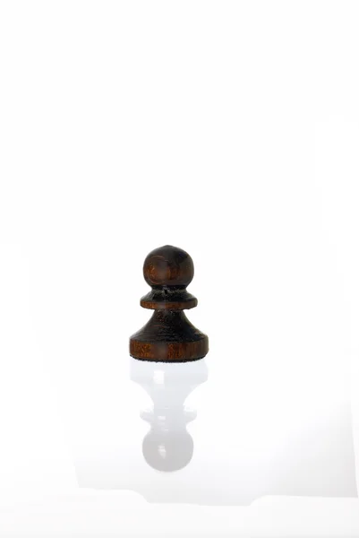 Jedna šachová figurka (pěšec). — Stock fotografie