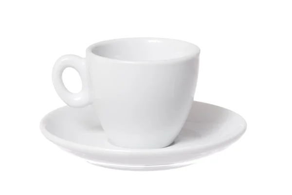 Isolated White Espresso Cup on White Background. — Stock Photo, Image