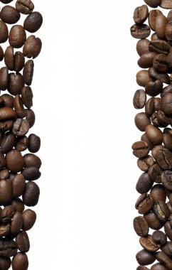 Arabica kahve çekirdeği çerçeve