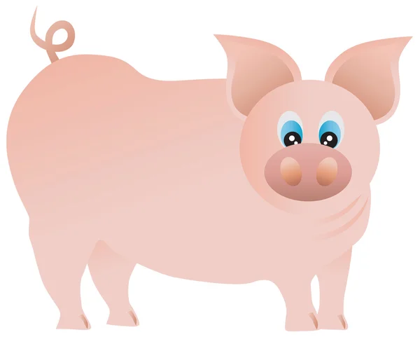 귀여운 돼지 그림 — 스톡 사진