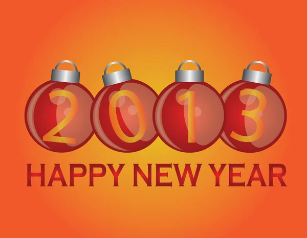 Nový rok 2013 ornamenty — Stockový vektor