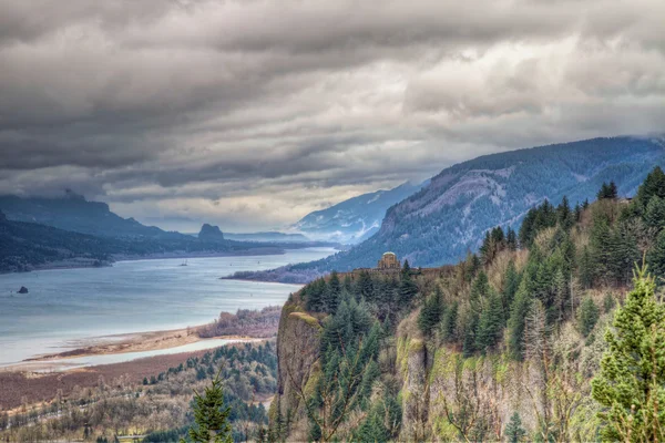 Columbia River Gorge vista panorâmica em Oregon — Fotografia de Stock