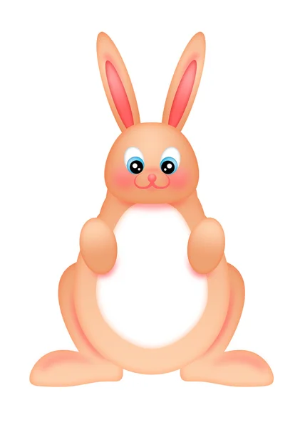 Szczęśliwy wektor wielkanoc królik królik — Zdjęcie stockowe