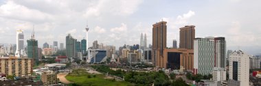 Kuala Lumpur Daytime Cityscape Panorama clipart