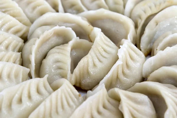 Potstickers chinese knoedels close-up — Stockfoto