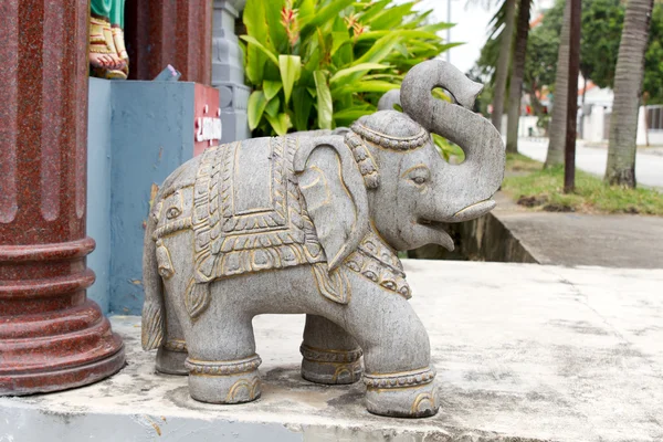 Sten carving indiska elefanten — Stockfoto
