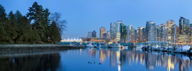 Vancouver bc manzarası stanley Parkı