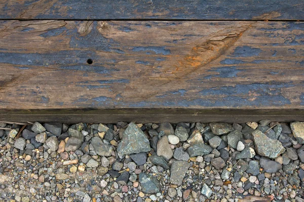 鉄道トラックのクローズ アップの背景 — ストック写真