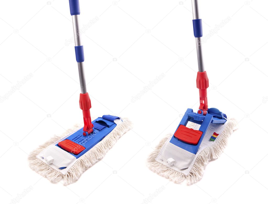 How to use Mop - isolated on white background