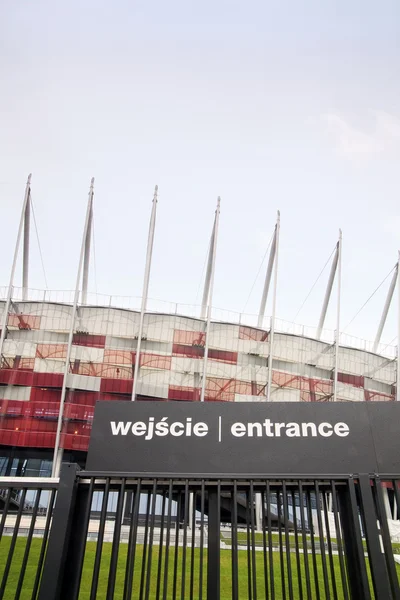 Nemzeti stadion Varsóban, Lengyelországban — Stock Fotó