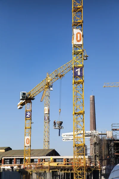 Crane on Construction Site — Stock Photo, Image