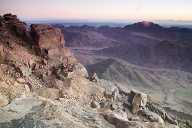 Dawn in Sinai Mountains clipart