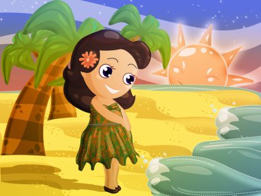 Cute Hawaiian clipart