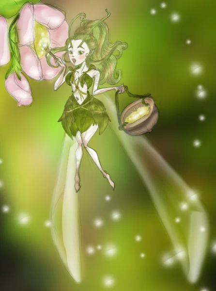Pollination Fairy — Stock Photo, Image