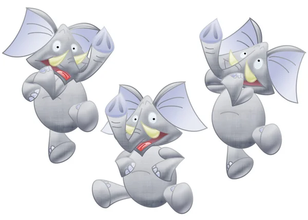 stock image Crazy elephant